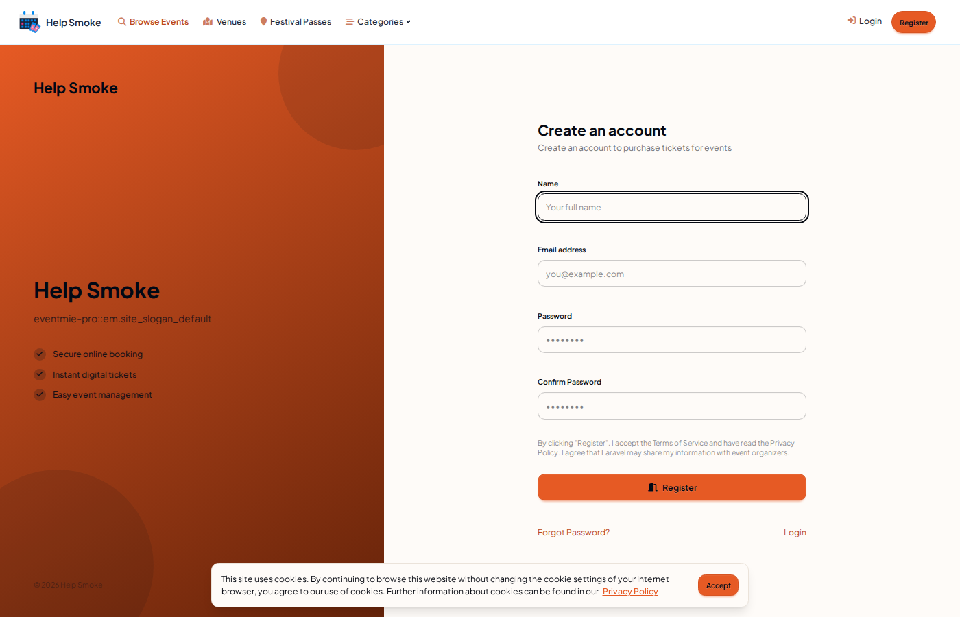 Create an account