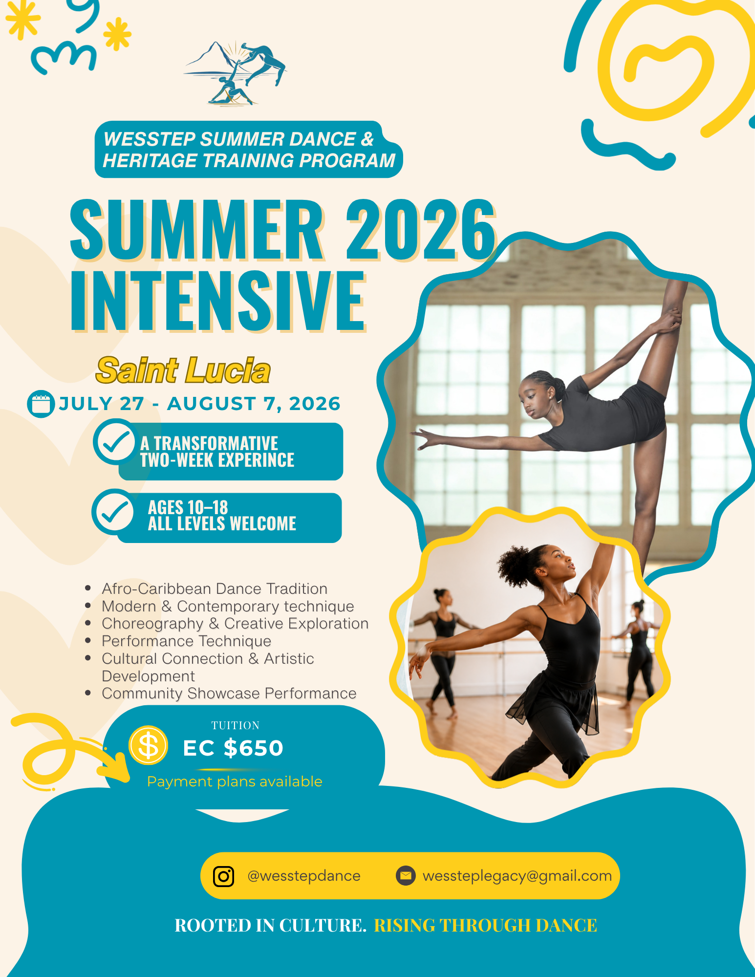 WesStep Summer Dance & Heritage Training