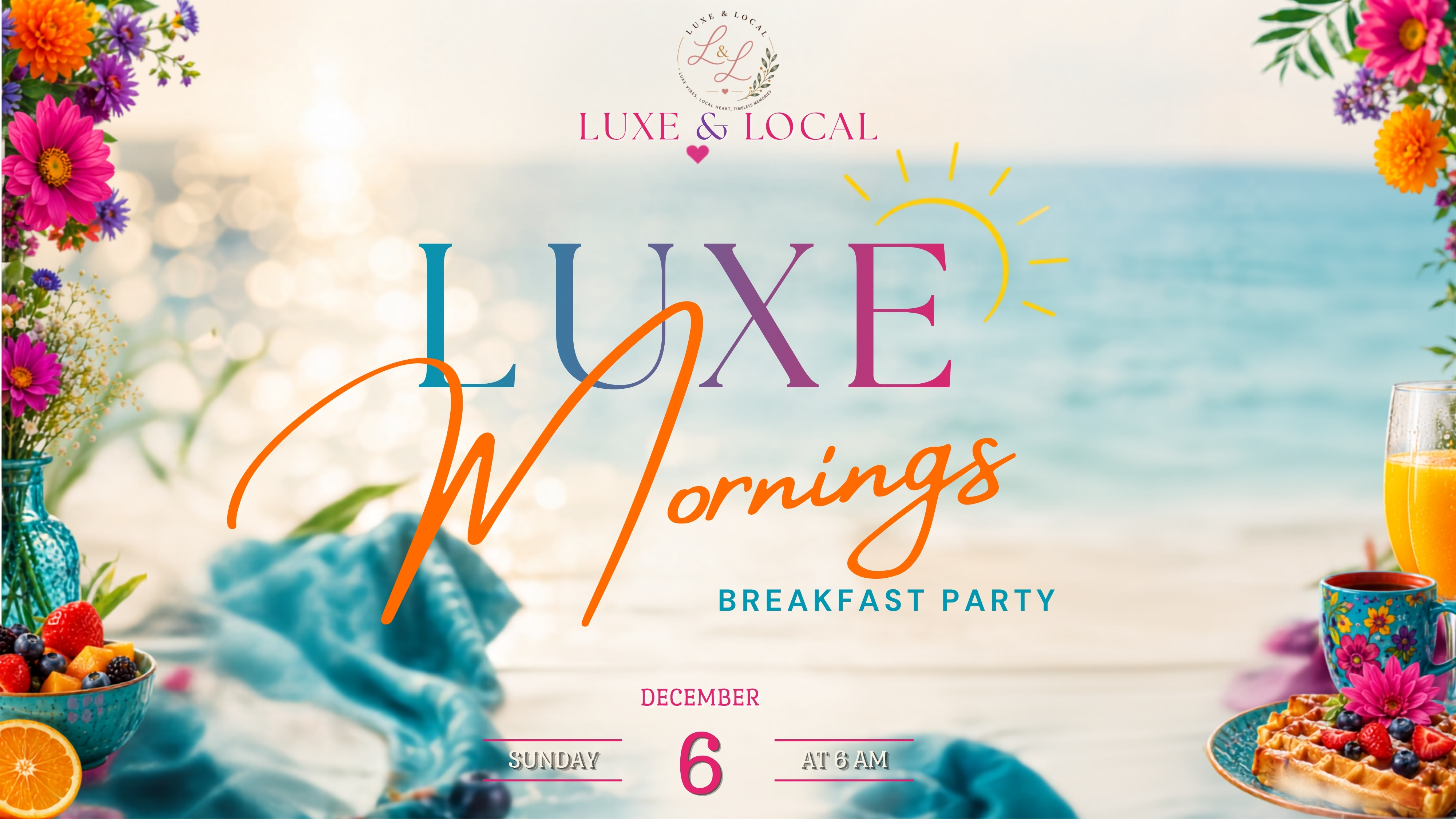 LUXE MORNINGS BREAKFAST PARTY
