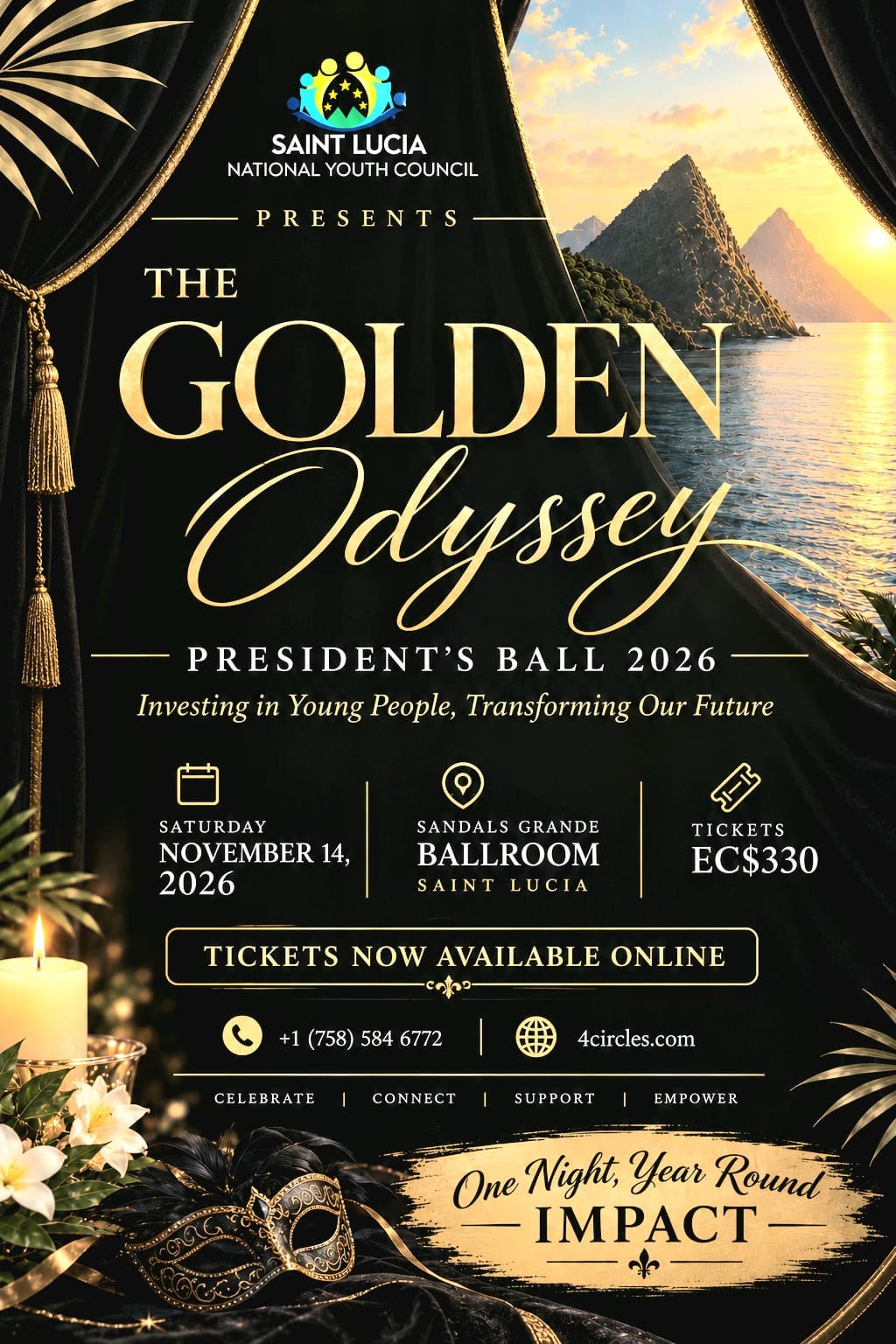 DONATE  TO THE GOLDEN ODYSSEY PRESIDENT'S BALL 