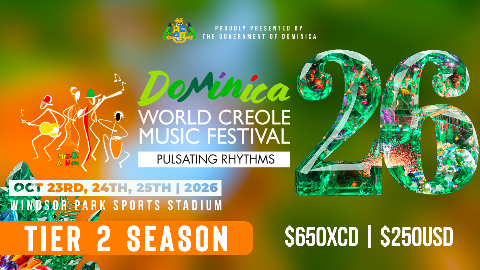 WCMF 2026 SEASON TICKETS